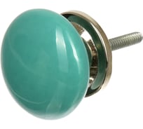 Керамическая ручка для мебели Blumen Haus Классика цвет бирюзовый 66187