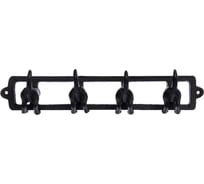 Декоративная вешалка BlumenHaus Blumen Haus Хвостики 4 крючка 35x7.5x6 см 66036