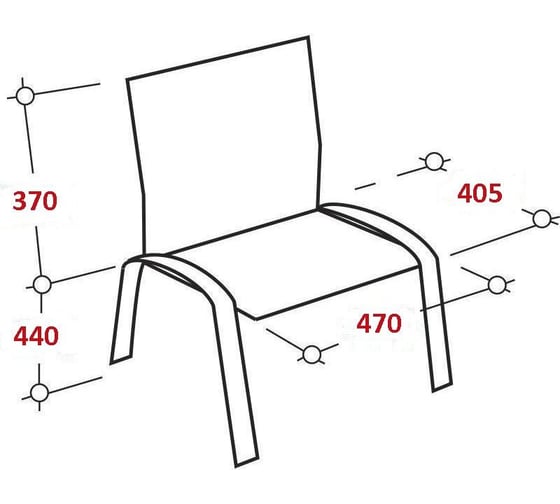 Стул Easy Chair UA ISO WIN ИЗО черный, ткань серая С-38 1332051