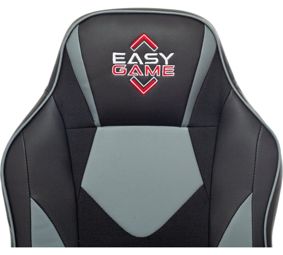 Игровое кресло Easy Chair Game-905 TPU серое/черное экокожа, пластик 1598596
