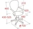 Офисное кресло Easy Chair 330 ТC черное ткань, пластик 1598593 8