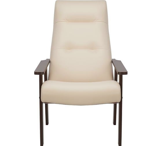 Кресло Leset Retro, Орех, экокожа Polaris Beige 5830-0399 1