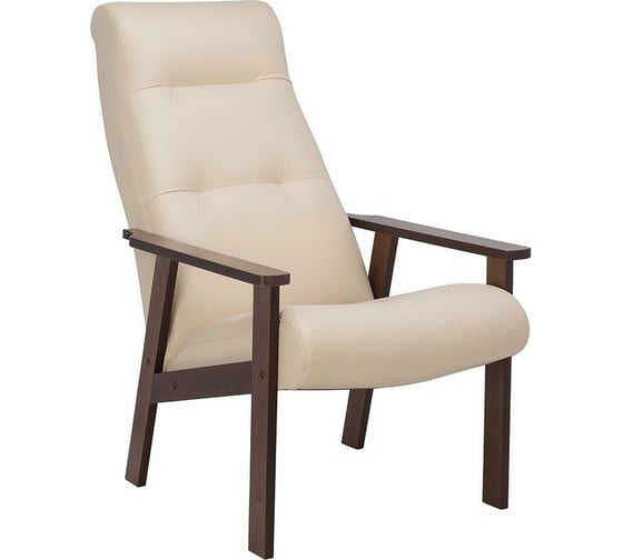 Кресло Leset Retro, Орех, экокожа Polaris Beige 5830-0399
