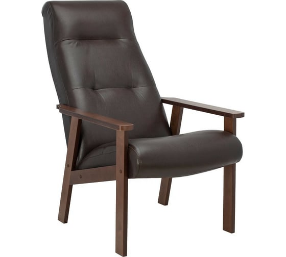 Кресло Leset Retro, Орех, экокожа Vegas Lite Amber 5830-0405