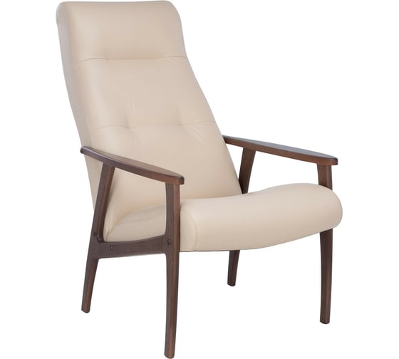 Кресло Leset Remix, Орех, экокожа Polaris Beige 5831-0474