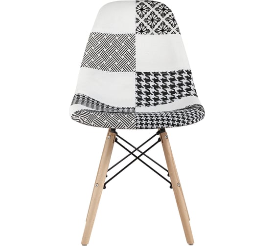 Стул Стул Груп EAMES пэчворк, черный/белый Y808 bw