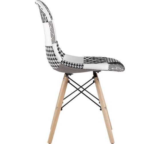 Стул Стул Груп EAMES пэчворк, черный/белый Y808 bw