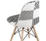 Стул Стул Груп EAMES пэчворк, черный/белый Y808 bw 8