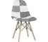 Стул Стул Груп EAMES пэчворк, черный/белый Y808 bw 1