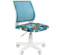 Детское компьютерное кресло CHAIRMAN Kids 112 white ткань зоопарк 00-07110392