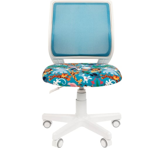 Детское компьютерное кресло CHAIRMAN Kids 112 white ткань зоопарк 00-07110392