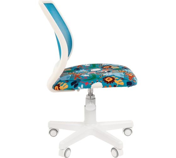 Детское компьютерное кресло CHAIRMAN Kids 112 white ткань зоопарк 00-07110392