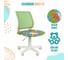 Детское компьютерное кресло CHAIRMAN Kids 112 white ткань котики 00-07110393 6