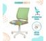 Детское компьютерное кресло CHAIRMAN Kids 112 white ткань котики 00-07110393 9