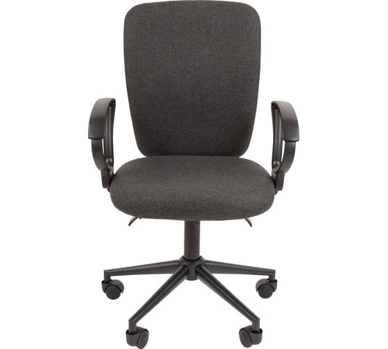Компьютерное кресло CHAIRMAN 9801 Black ткань, серый 00-07111817