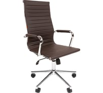 Компьютерное кресло CHAIRMAN 755 экокожа, коричневый 00-07107682