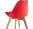 Стул Стул Груп FRANKFURT, красный, деревянные ножки Y863 red 3