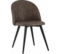 Стул Стул Груп Лион, коричневая экокожа, черные ножки DC-69030E HDL-5