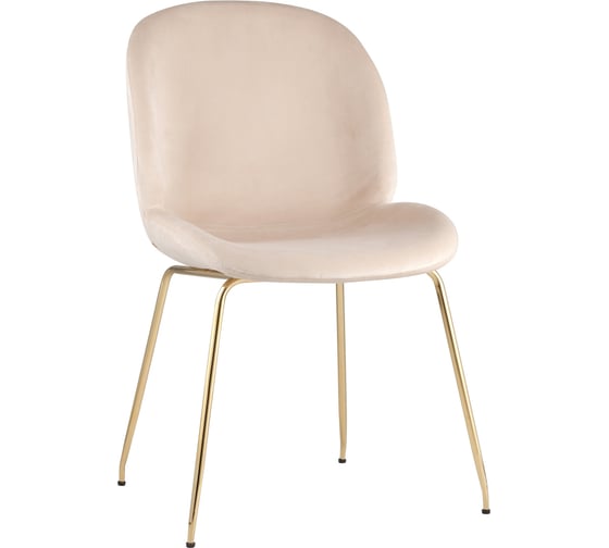 Стул Стул Груп Турин, бархат бежевый, золотые ножки 8329 VELVET BEIGE