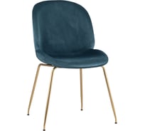 Стул Стул Груп Турин, бархат маренго, золотые ножки 8329 VELVET BLUE