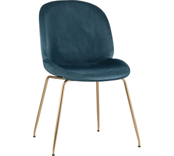 Стул Стул Груп Турин, бархат маренго, золотые ножки 8329 VELVET BLUE