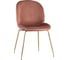 Стул Стул Груп Турин, бархат пудровый, золотые ножки 8329 VELVET DARK PINK 1