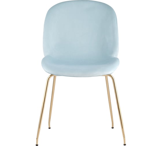 Стул Стул Груп Турин, бархат мятный, золотые ножки 8329 VELVET LIGHT BLUE