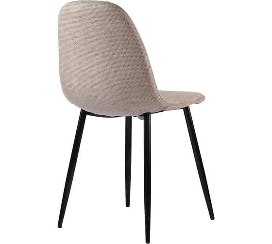 Набор из 4 стульев Bergenson Bjorn Breeze фактурный шенилл, серо-коричневые BZBR-CST-CHL-BR_set4