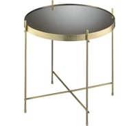 Стол Bergenson Bjorn Josen Ø42,7 см, коричневый/бронза TAI-JS-TBL-MTMR-BRN-42