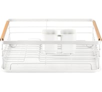 Сушилка для посуды Smart Solutions Granli, 43x30,5x14 см, белая WNM-SS-DRNGR-MTPP-WH