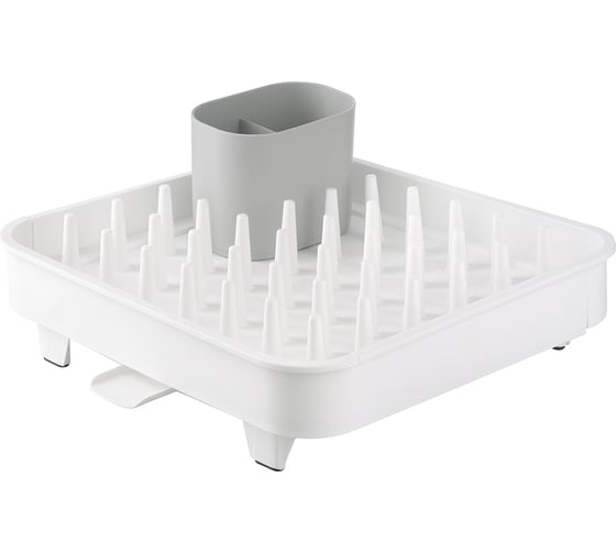 Сушилка для посуды Smart Solutions Jarl, 41,2x11,5x36,5 см, белая WNM-SS-SHLJL-PP-WH