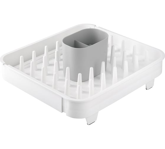 Сушилка для посуды Smart Solutions Jarl, 41,2x11,5x36,5 см, белая WNM-SS-SHLJL-PP-WH
