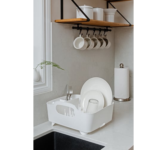 Сушилка для посуды Umbra Tub, белая 330590-660