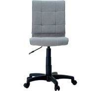 Кресло Фабрикант Алекс ткань, Velutto 12 серый, пиастра, крестовина Арктика, ролик обрезиненный 4600811904007