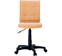 Кресло Фабрикант Алекс ткань, Velutto 18 бежевый, пиастра, крестовина Арктика, ролик обрезиненный 4600811903994