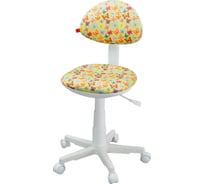 Кресло Фабрикант Логика пластик WH Ткань KiDS №19 бабочки О PL 540 ролик белый X1507026