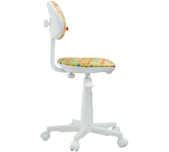 Кресло Фабрикант Логика пластик WH Ткань KiDS №19 бабочки О PL 540 ролик белый X1507026