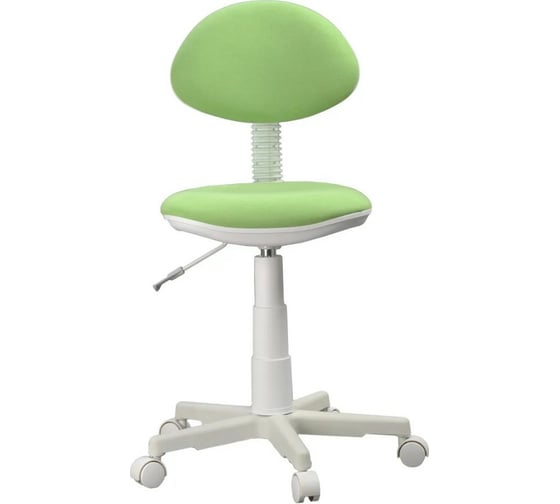 Кресло Фабрикант Логика пластик WH Ткань Candy green О PL 540 ролик белый X1505334