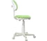 Кресло Фабрикант Логика пластик WH Ткань Candy green О PL 540 ролик белый X1505334 3