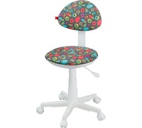 Кресло Фабрикант Логика пластик WH Ткань KiDS №25 сладости О PL 540 ролик белый X1504049