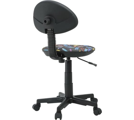 Кресло Фабрикант Логика пластик WH Ткань KiDS №28 Графика О PL 540 ролик белый X1509772