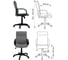 Кресло Фабрикант Марк ткань, Крафт, 67 синий, ТГ, PL 680, PL-1, ролик 4600721222390 5