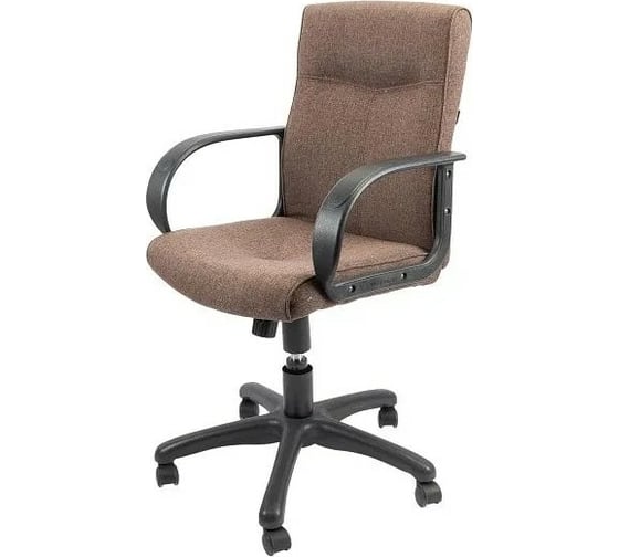 Кресло Фабрикант Марк ткань, Крафт, 01 коричневый, ТГ, PL 680, PL-1, ролик ст. 4600721222420 1