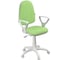 Престиж+ кресло пластик WH Ткань Candy green г/п 140 ПВМ PL 600 гольф ролик белый Фабрикант X1507807 4610097304040 5