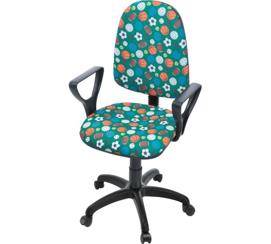 Кресло Фабрикант Престиж+ Ткань KiDS №26 спорт г/п 140 ПВМ PL 600 гольф ролик сталь X1505907 1
