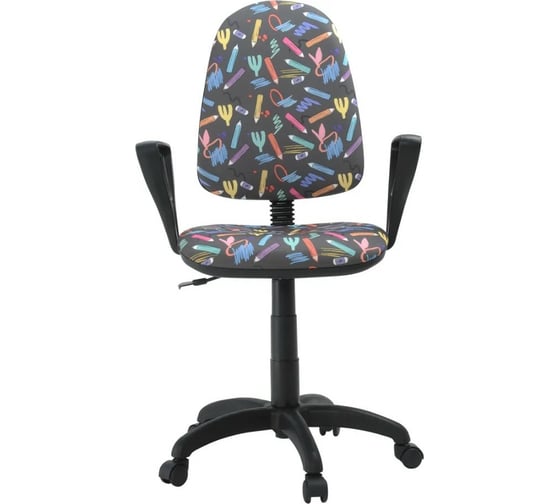 Кресло Фабрикант Престиж+ Ткань KiDS №28 Графика г/п 140 ПВМ PL 600 гольф ролик сталь X1503502