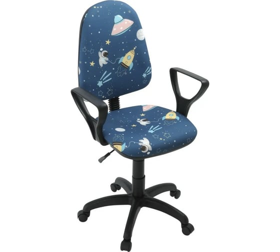 Кресло Фабрикант Престиж+ Ткань KiDS №29 Астронавт г/п 140 ПВМ PL 600 гольф ролик сталь X1503992 1