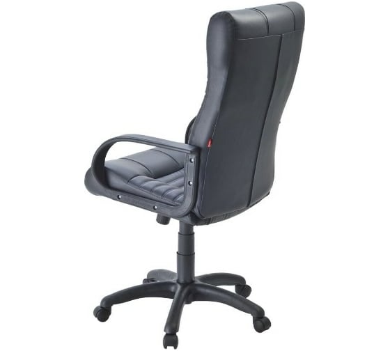 Кресло Фабрикант Атлант PL-1 Кожа иск. DO №350 черный ТГ PL 680 PL-1 ролик ст. 4610018461630