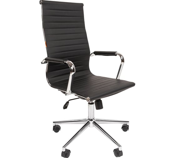 Компьютерное кресло CHAIRMAN 755 экокожа, черный 00-07108096