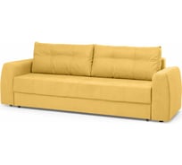 Диван-кровать NRAVA Double 2420x880x720, ALBA 071 желтый 4656755754390